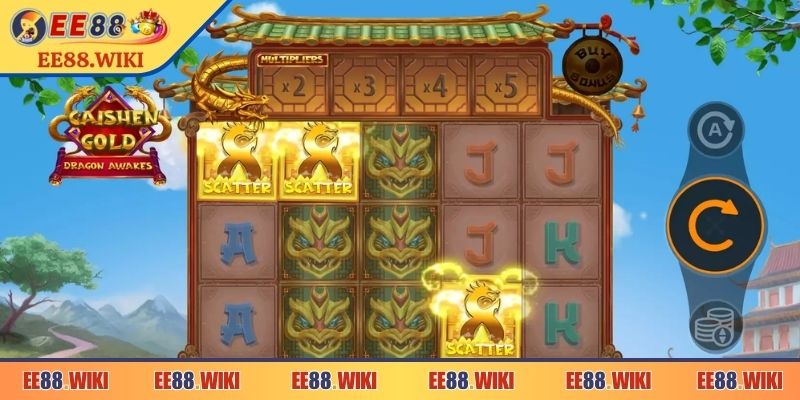 Chiến Thắng CaiShen EE88 - Quay Hũ Phát Lộc Và Nổ Lớn 3 Theo dõi sự xuất hiện của biểu tượng để quay thưởng cao