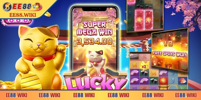 Neko May Mắn EE88 – Game Slot Dễ Chơi, Trả Thưởng Lớn 3 Chọn mức cược bắt đầu thấp và tăng dần khi có kinh nghiệm