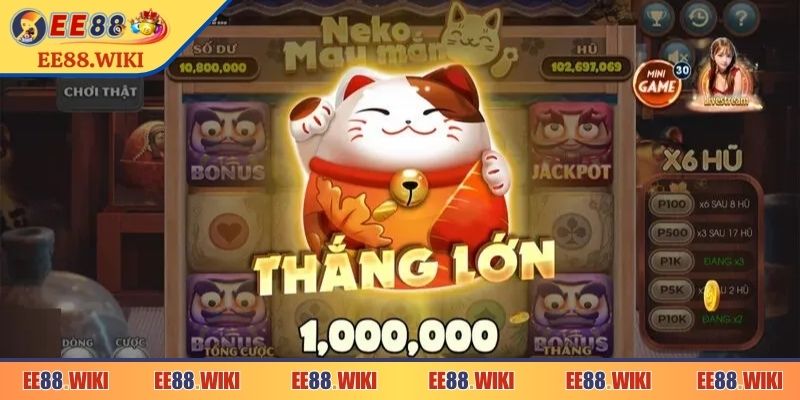 Neko May Mắn EE88 – Game Slot Dễ Chơi, Trả Thưởng Lớn 1 Neko May Mắn EE88 lấy cảm hứng từ mèo may mắn