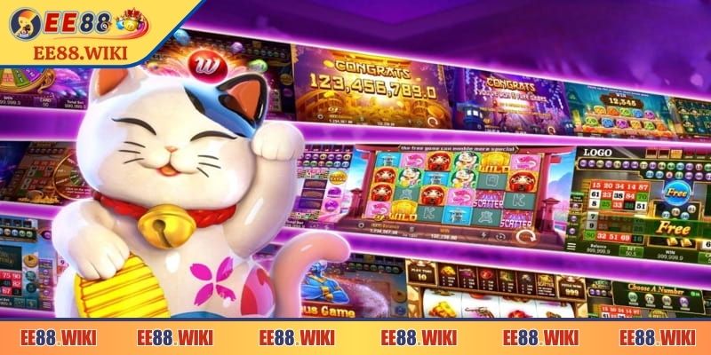 Neko May Mắn EE88 – Game Slot Dễ Chơi, Trả Thưởng Lớn 2 Nhiều lựa chọn quay hũ tuỳ theo chiến lược của bạn
